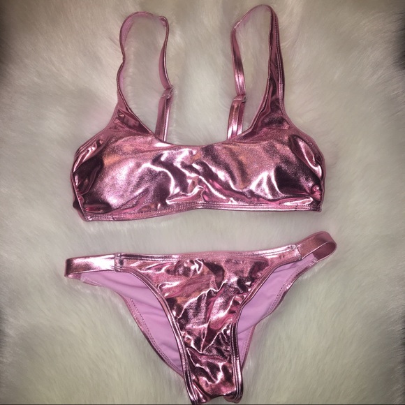metallic bathing suit target